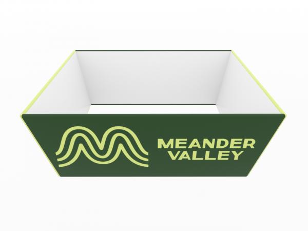 TF-1009 (3D) Tapered Square Hanging Sign -- View 2